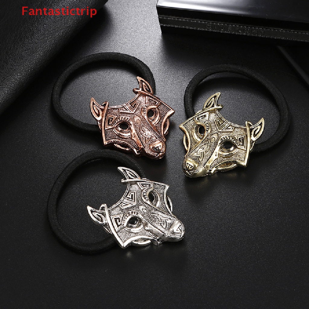 [Fantastictrip] Băng Đô Co Giãn Phong Cách Bộ Lạc Bắc Vikings Hợp Thời Trang Cho Nữ