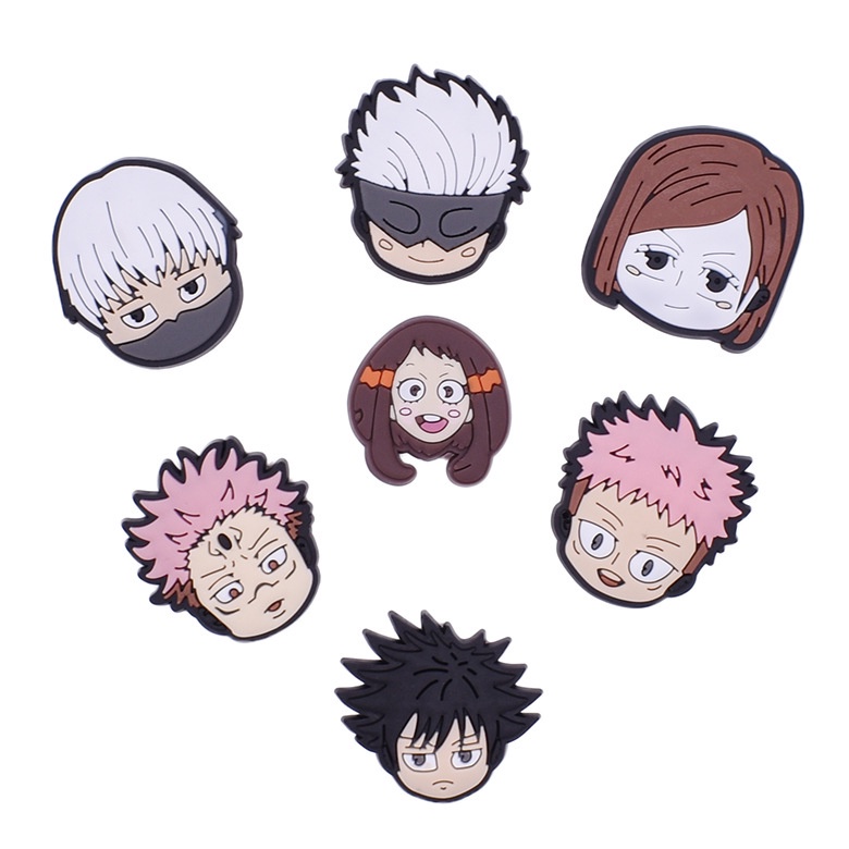 Crocs Jibbitz Pins Shounen Anime DIY Giày Nút Quyến Rũ