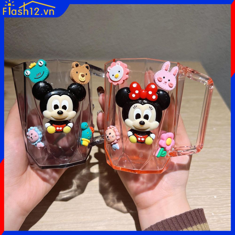 Cốc Súc Miệng Hình Vịt Donald Họa Tiết Lập Thể 3d Phụ Kiện Đánh Răng Cặp Đôi Bé Trai Và Bé Gái Bàn Chải Đánh Răng Cố Định Flash12_vn