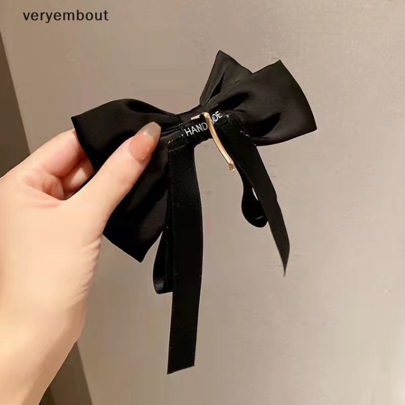 Kẹp Tóc Hình Nơ Ruy Băng Đôi Thời Trang Dành Cho Nữ