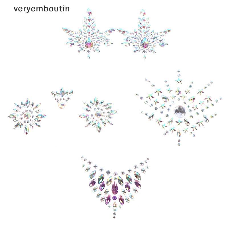 Miếng Dán Ngực Đính Hạt Kim Cương Pha Lê Lấp Lánh