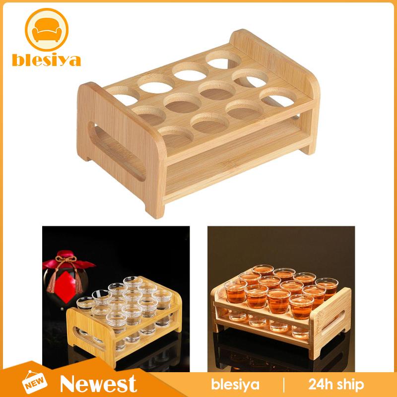 Giá Đỡ Cốc Thủy Tinh Bằng Gỗ Tiện Dụng Cho Quán Bar / Khách Sạn