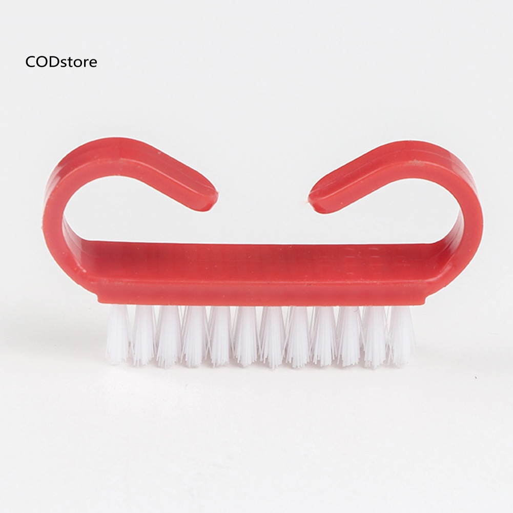 Cọ Nhựa KDC Hình Sừng Nhỏ Làm Sạch Bụi Cho Móng Tay