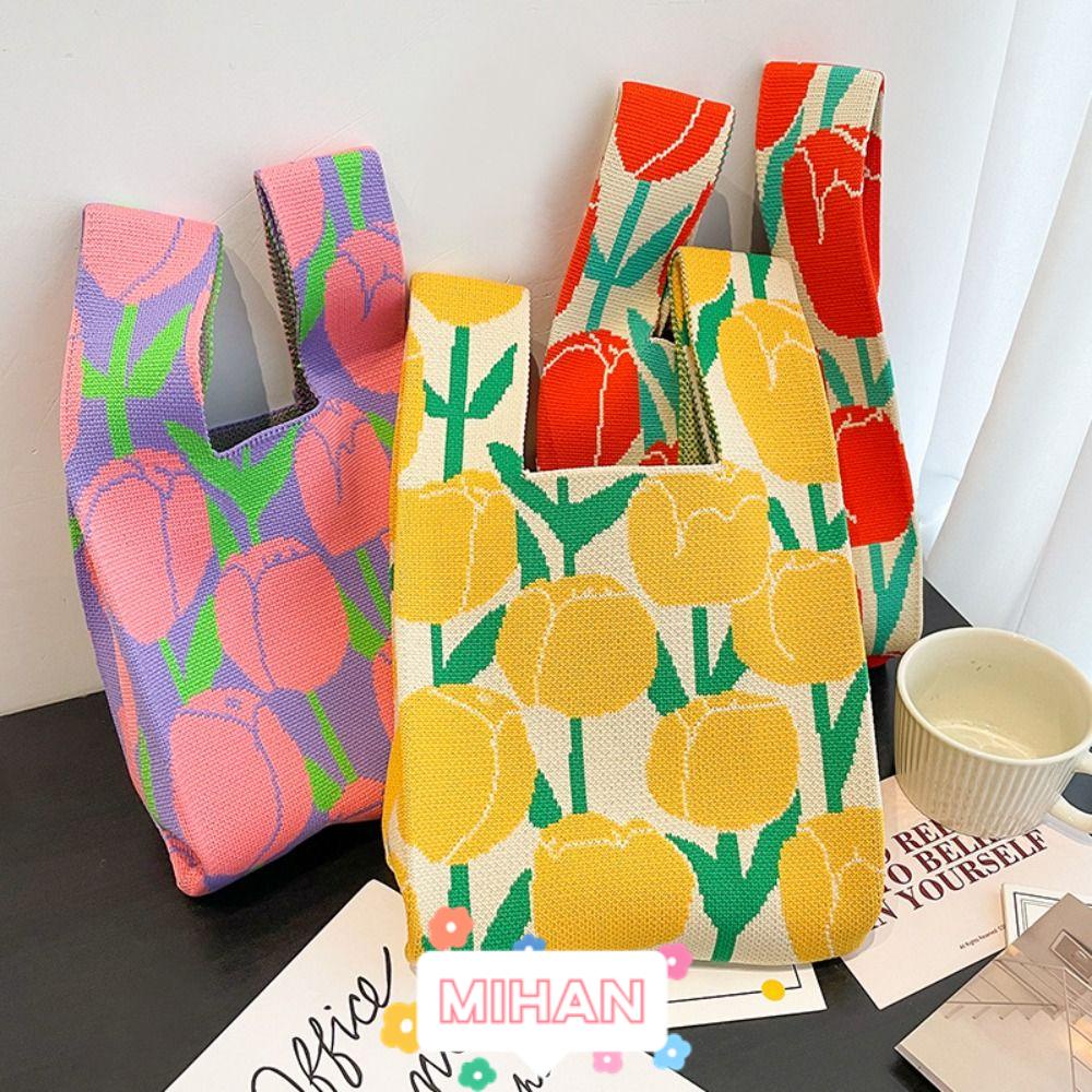 Túi Xách Đeo Vai Đan Len Có Thể Tái Sử Dụng Thời Trang Cho Nữ MIHAN1 MIHAN1