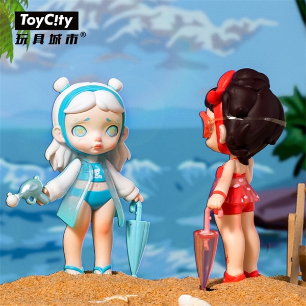 ★HGTOYS★  Toycity Laura Pool Wars Dòng Blind Box Doll Tide Play Trang trí Quà tặng