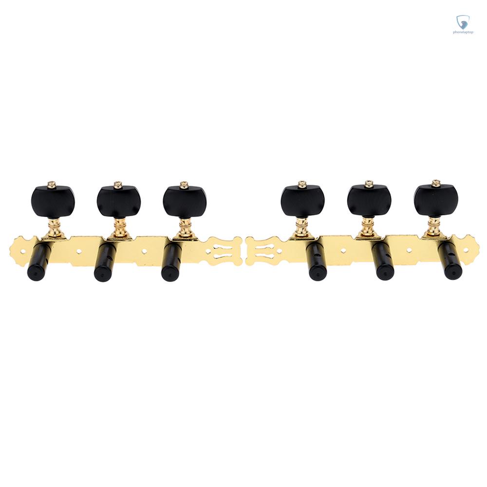 Set 1 Cặp Chốt Chỉnh Dây Đàn Alice AO-020HV3P Trái + Phải + Phải Màu Vàng / Đen Chuyên Dụng Cho Đàn Guitar Cổ Điển