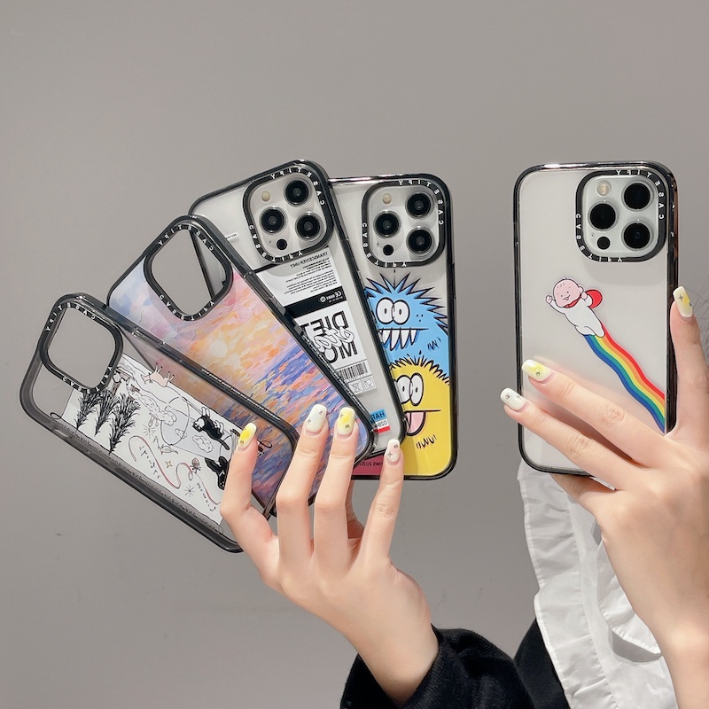 Ốp Điện Thoại Acrylic Cứng In Hình Tranh Sơn Dầu Cho iPhone 15 14 13 12 11 Pro Max Plus