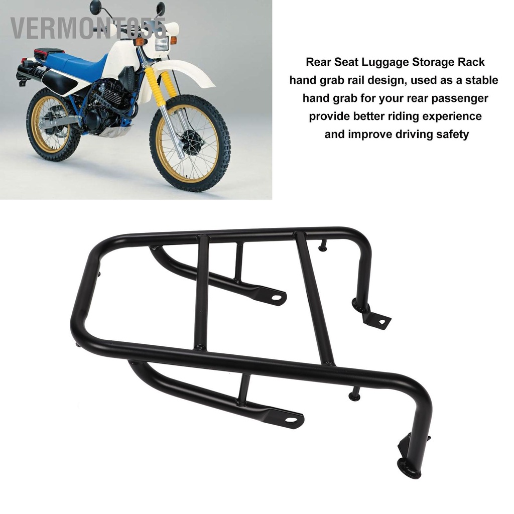 Vermont055 Xe Máy Ghế Sau Hành Lý Giá Để Đồ Bằng Thép Carbon Tàu Sân Bay Hàng Hóa Hỗ Trợ Đỡ Kệ Gắn Cho XT250 SEROW Cerro 250