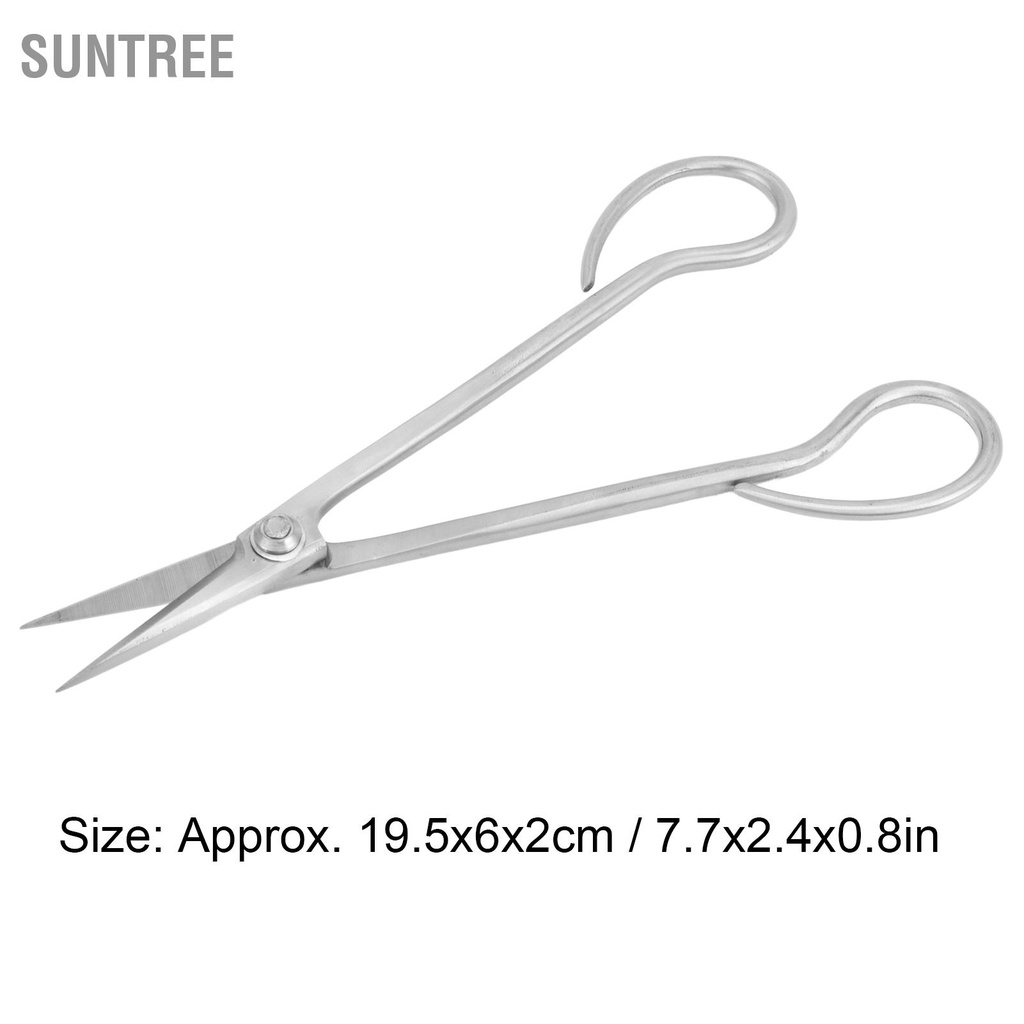 Kéo Tỉa Lá Cảnh Cắt Lá Bằng Thép Không Gỉ Có Tay Cầm Dài Cho Vườn Hoa Rau- Kéo cắt tỉa cành chuyên dụng SUNTREE