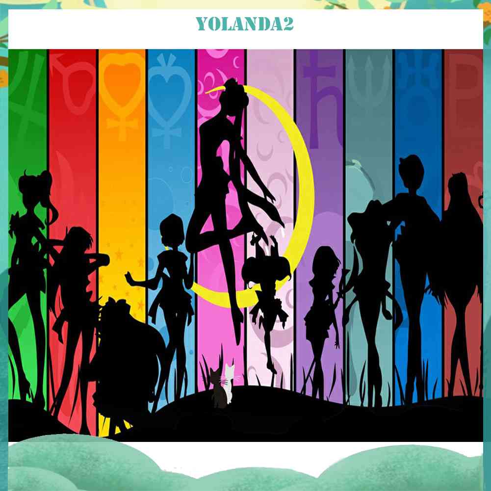 Bộ Tranh Đính Đá 5D Họa Tiết Hoạt Hình Độc Đáo DIY Dùng Trang Trí Nhà Cửa