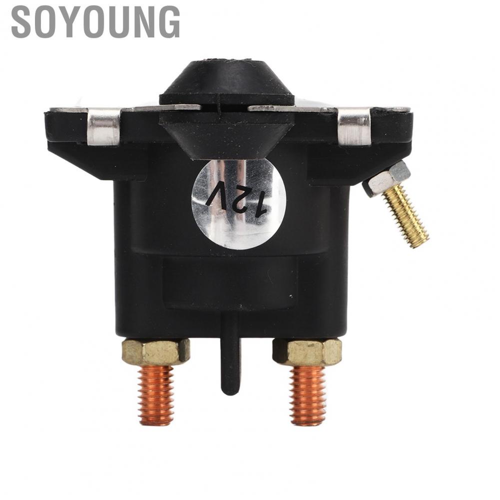 Soyoung Solenoid Relay Switch  Stable Performance 12V 4 Terminals 89 818997A2  for Marine 20‑90HP Engine