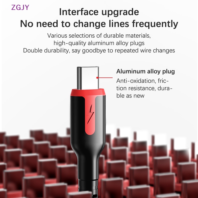 Cáp Sạc Nhanh USB 3 Trong 1 Chất Lượng Cao Có Thể Thu Gọn Cho Điện Thoại Android Mới