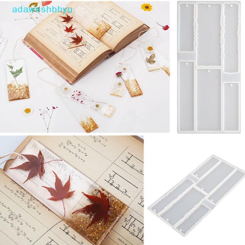 Khuôn Silicon Hình Chữ Nhật Làm Đánh Dấu Trang Sức Resin UV DIY