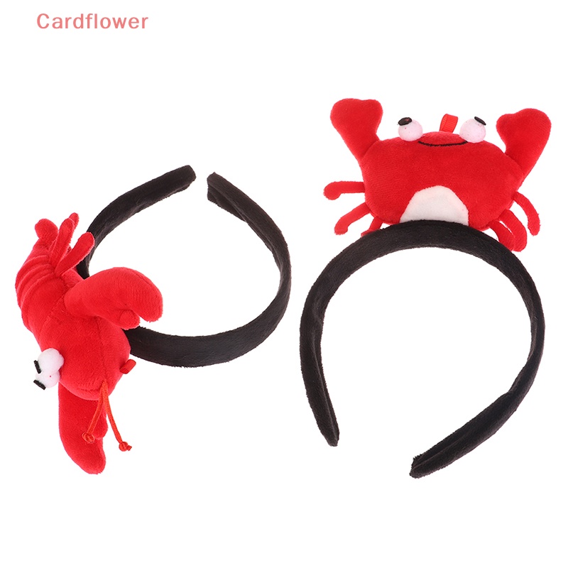 Băng Đô Cài Tóc Bằng Vải Bông Hình Cua Biển Dễ Thương Sáng Tạo < Cardflower >