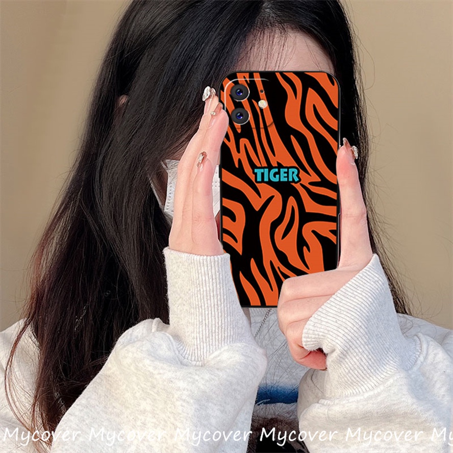 Ốp Điện Thoại Silicon Mềm Họa Tiết Ngựa Vằn / Hổ Cho iPhone 14 13 12 11 Pro Max X XR Xs Max 6 7 8 Plus