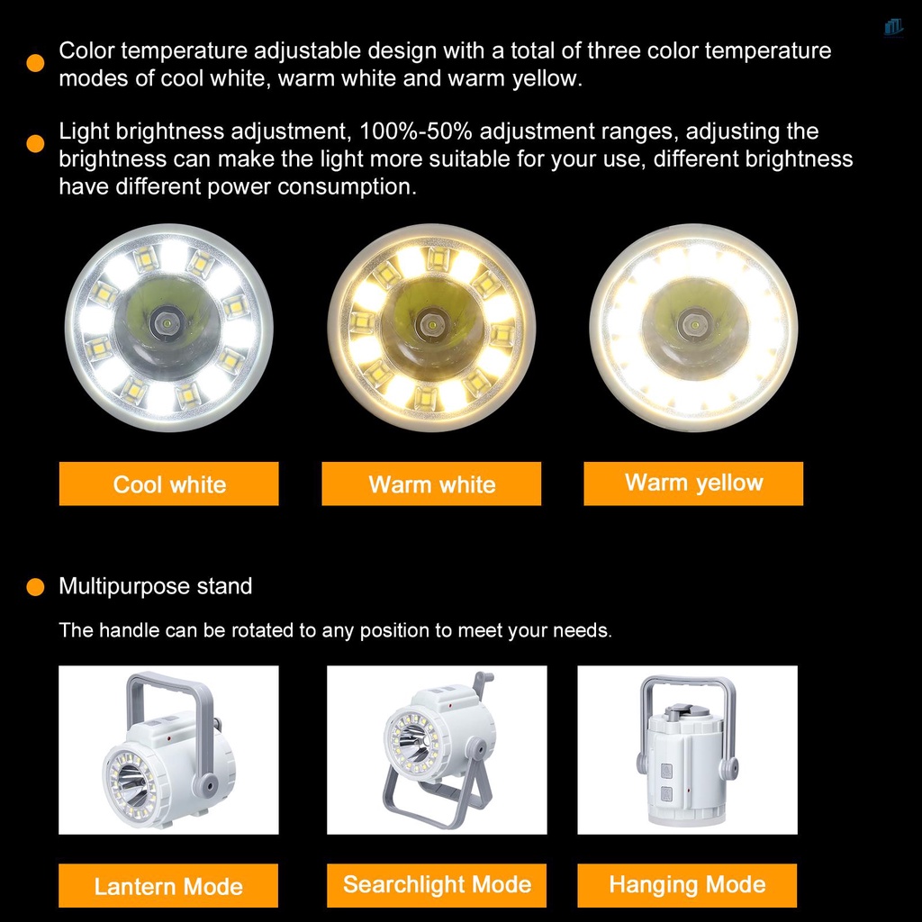 Đèn Pin SOS 3 Trong 1 (s2mwvn) DC5V Có Thể Điều Chỉnh Nhiệt Độ