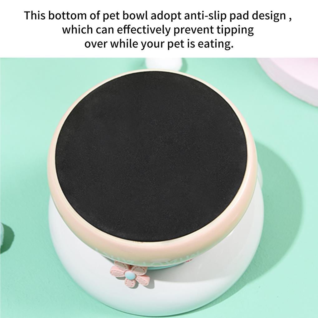Bát Ăn Bằng Gốm Sứ Chống Trượt Dễ Thương An Toàn Dành Cho Thú Cưng