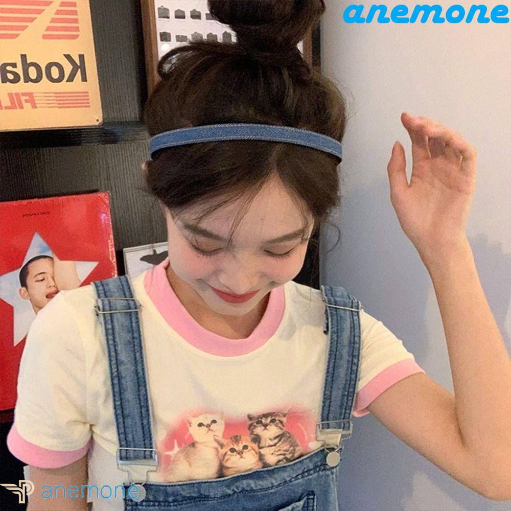 Băng Đô Cài Tóc Y2K Vành Rộng Đơn Giản Ngọt Ngào Cho Nữ Rửa Mặt