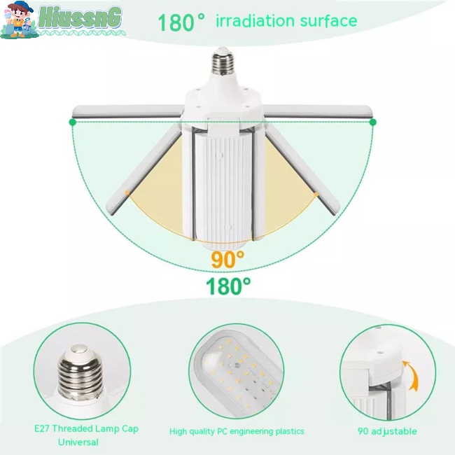 Đèn Led 24w 36w 48w E27 Giúp Cây Tăng Trưởng Trong Nhà