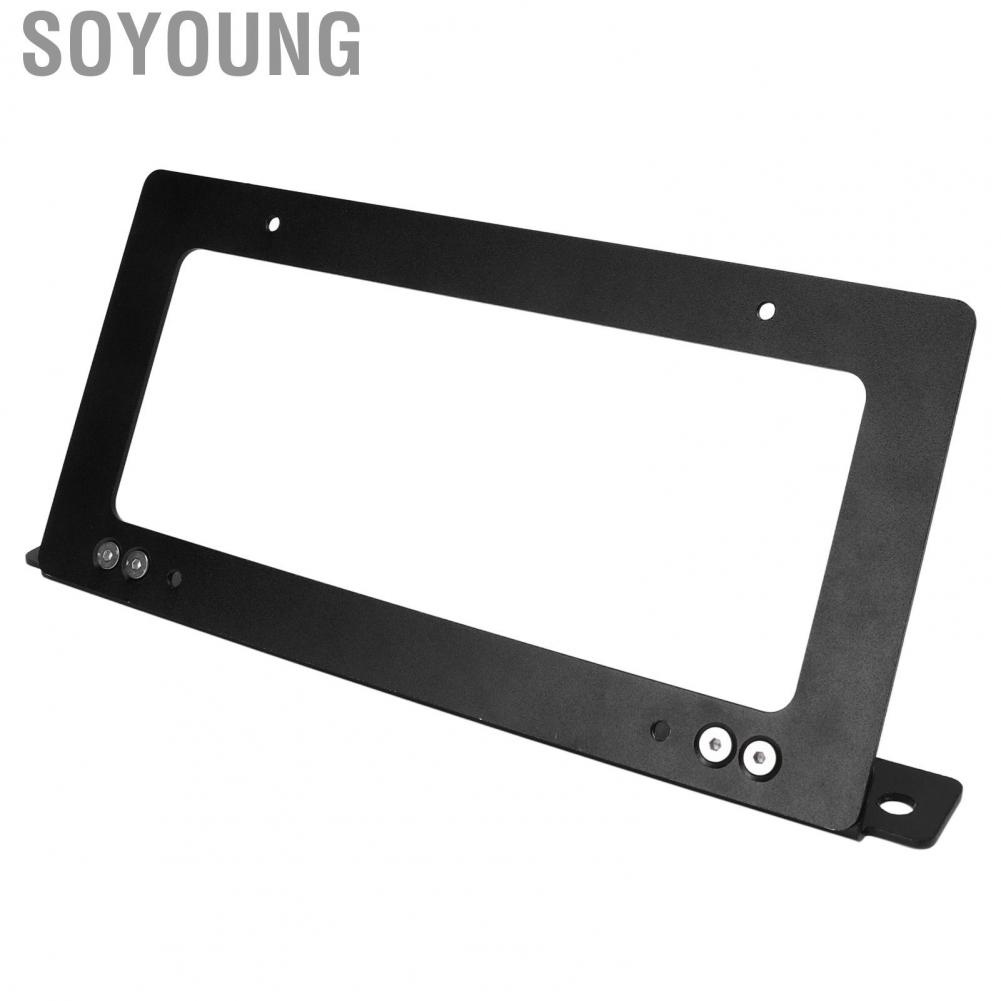 Soyoung License  Holder  Black License  Fixing Frame Deformation Resistant High Strength  for Car