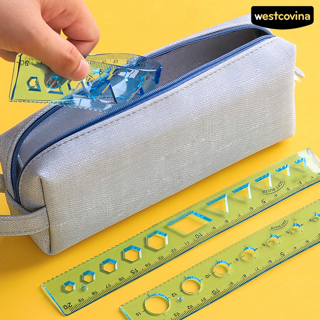 [COD]♪Bộ 4 Thước Đo Mềm Trong Suốt Độ Chính Xác Cao