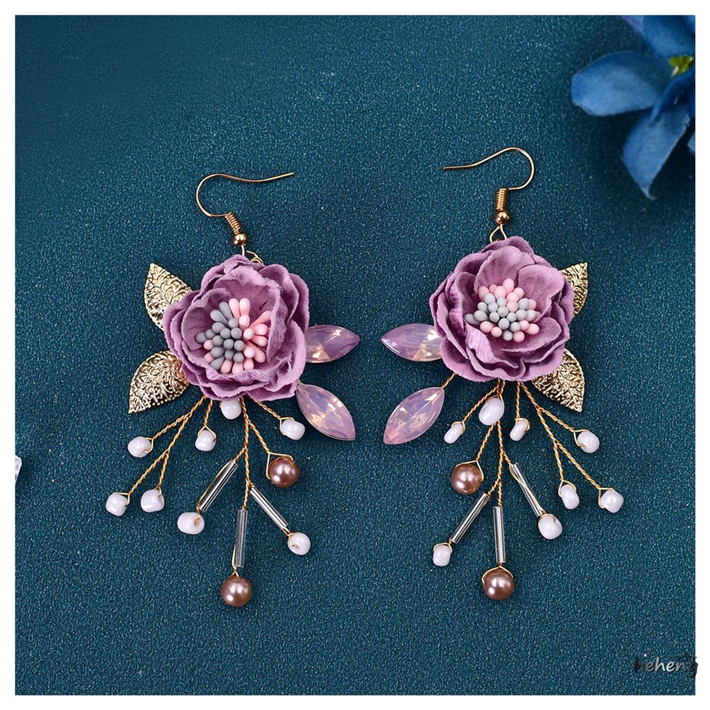 Phụ Kiện Cài Tóc Họa Tiết Hoa Phong Cách Vintage Thanh Lịch Cho Cô Dâu