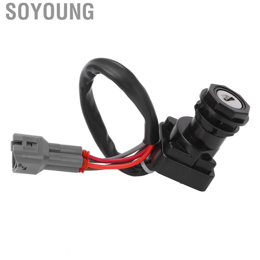 Soyoung Ignition Key Switch  Fast Response AS1674SW151LM Black Solid Construction  for ATV
