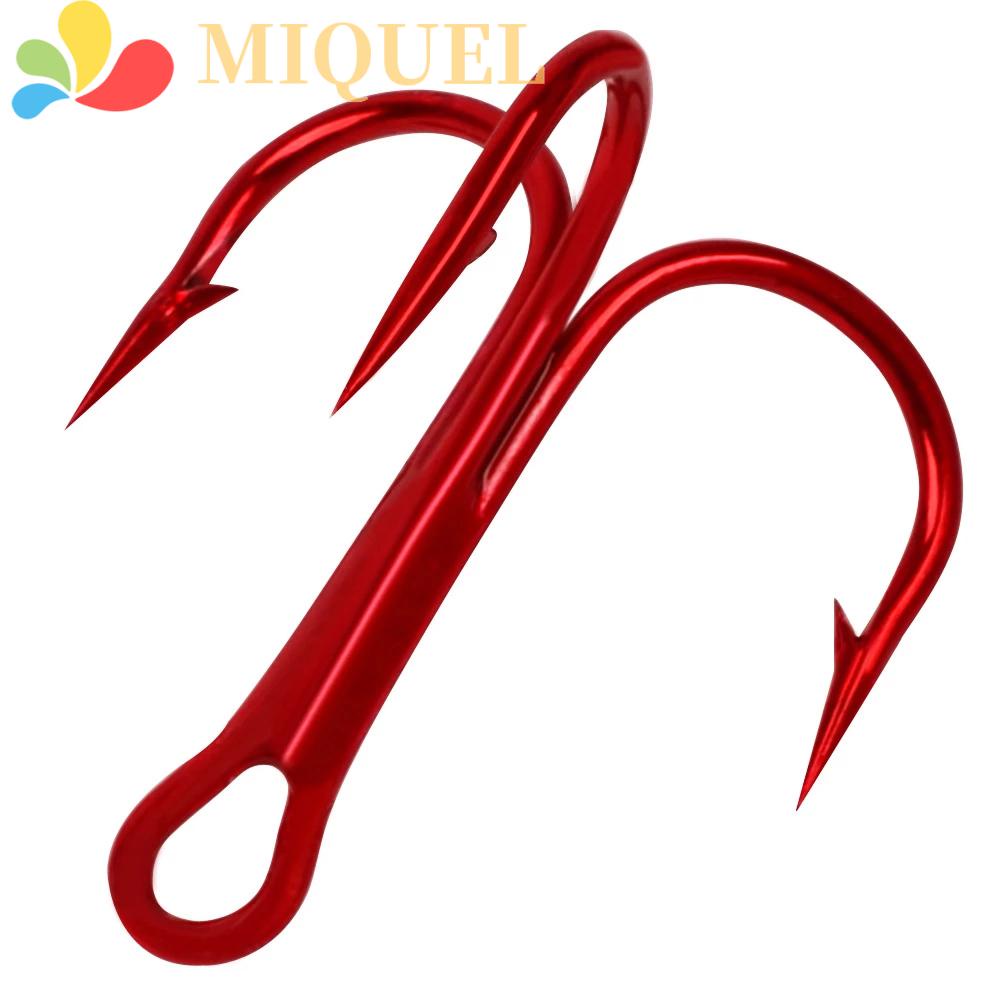 Set 20 Móc Câu Cá Chuyên Dụng 2 / 4 / 6 / 8 / 10# Móc Treo Đồ Màu Đỏ Chất Lượng Cao