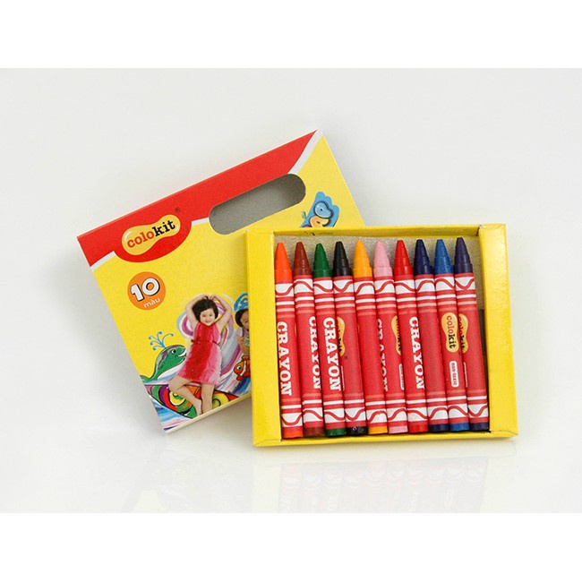 1 hộp sáp Thiên Long 10 màu Colokit CRC015 _LL