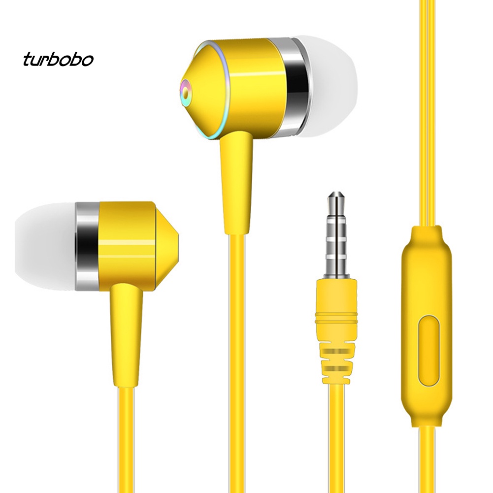 Tai Nghe Nhét Tai Jack 3.5mm Bass Trầm Có Micro Thiết Kế Thể Thao Thời Trang