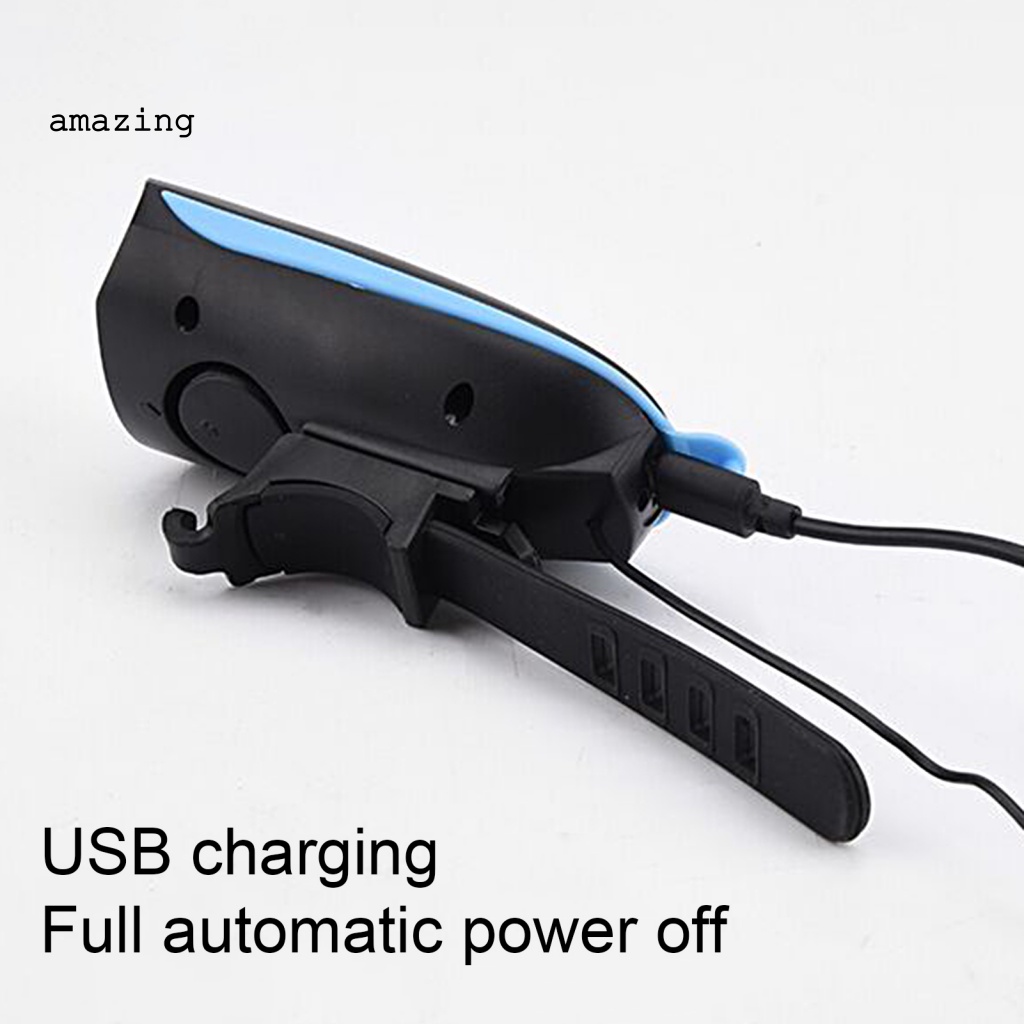 Đèn Pha Xe Đạp MTB Độ Sáng Cao Có Còi Và Sạc Lại Tiện Dụng