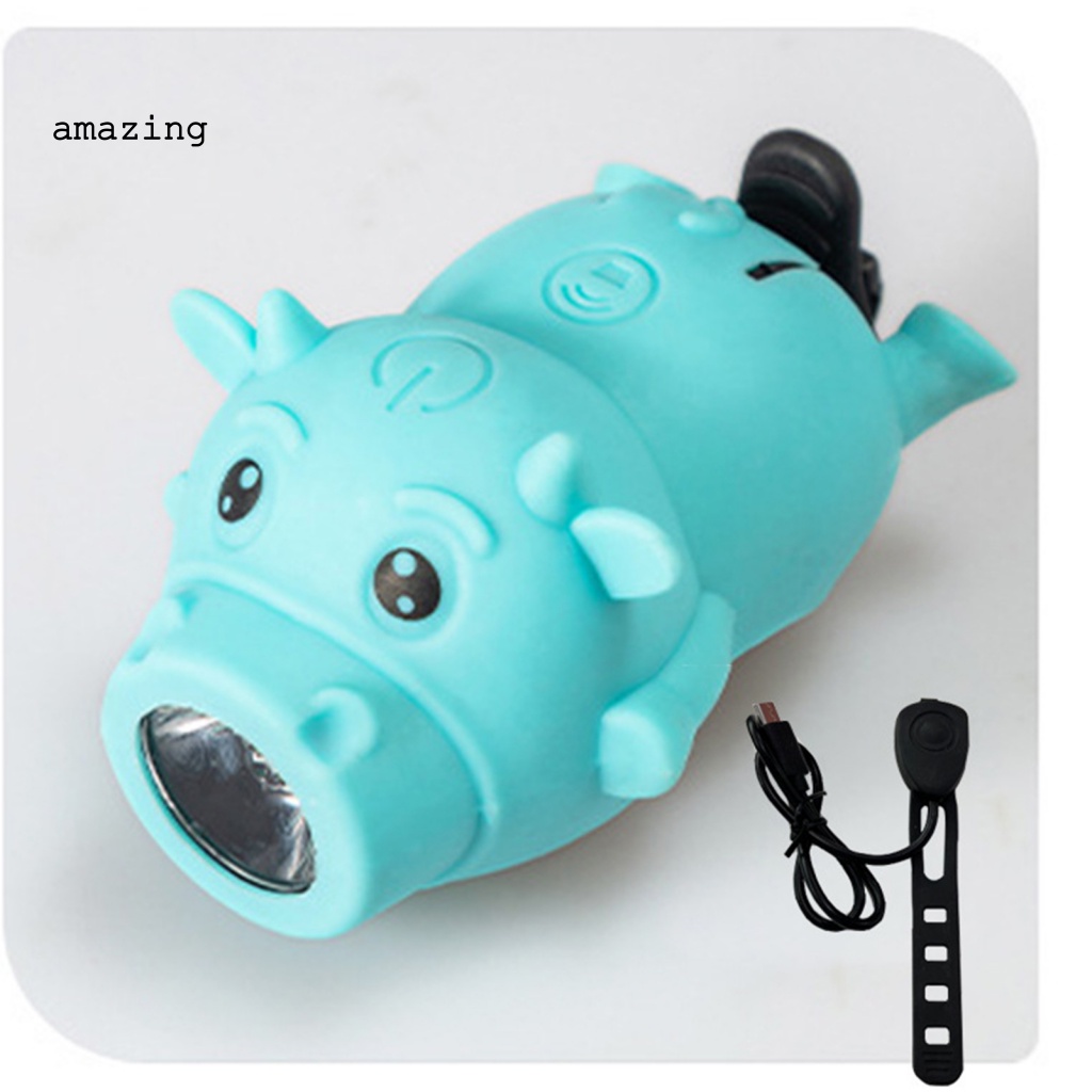 Đèn Pha Bằng ABS Chống Thấm Nước Gắn Tay Lái Xe Đạp