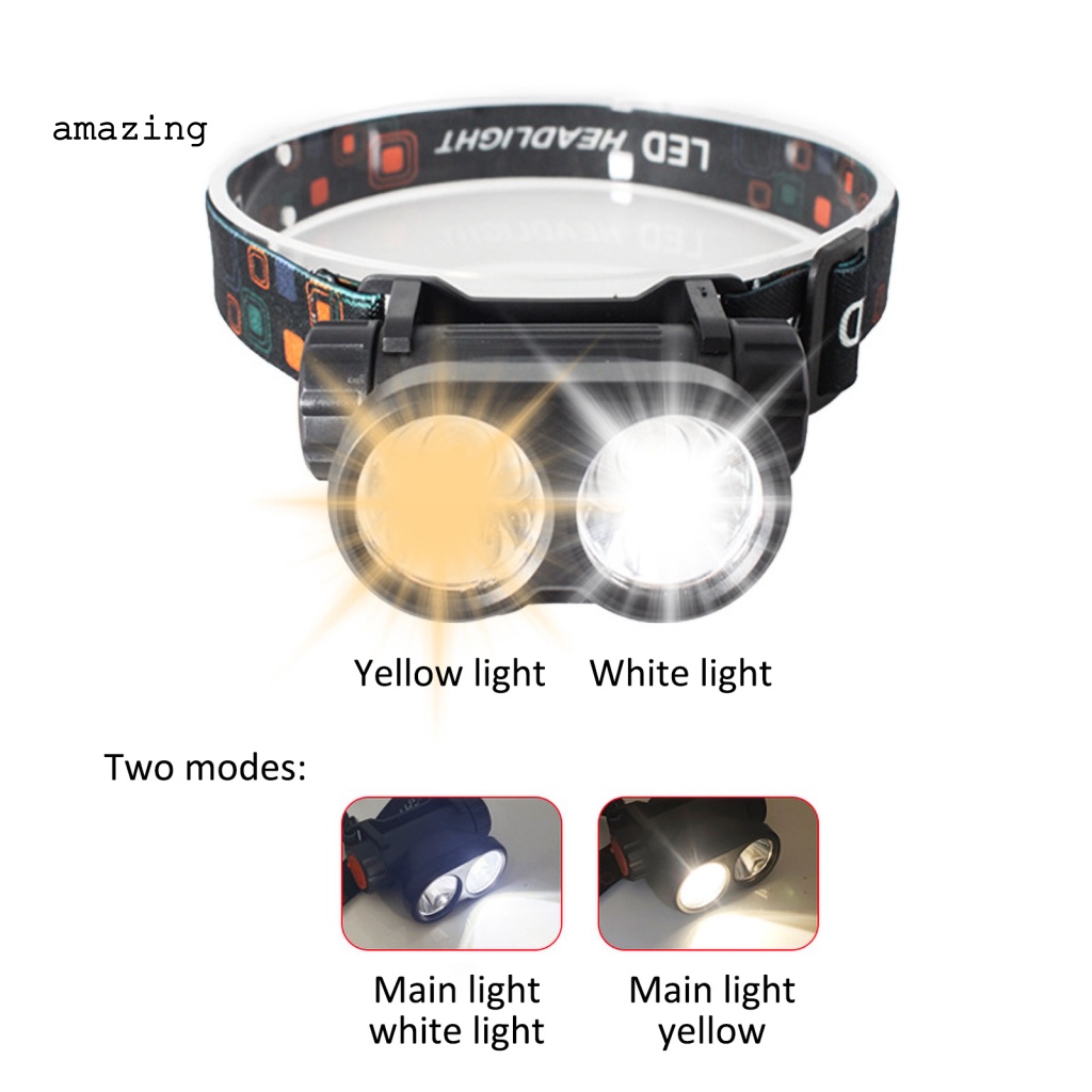 Đèn Led Câu Cá Ban Đêm Ánh Sáng Trắng / Vàng Chống Thấm Nước Tùy Chỉnh Kèm Sạc USB Tiện