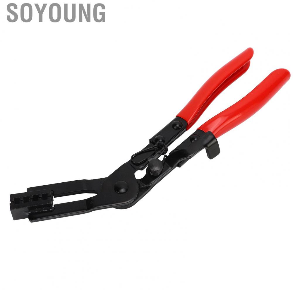 Soyoung Auto  Tool  35° Durable Hose Clamp Angled Plier PVC Handle  for Maintenance