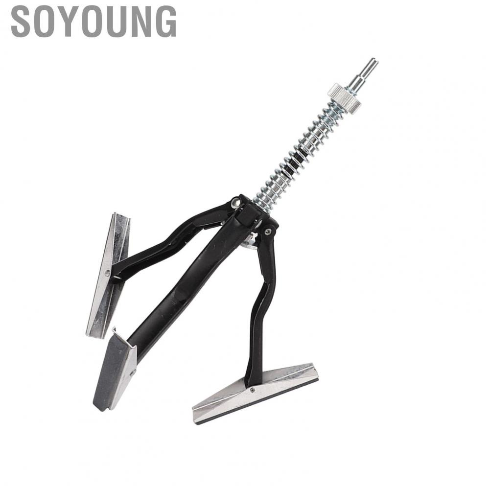 Soyoung Engine Cylinder Deglazer  3 Jaws Knurled Wheel Powerful Arm Engine Cylinder Hone Tool  for Car