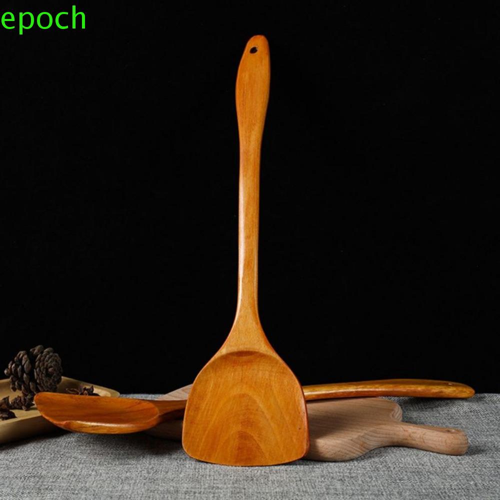 Epoch Muỗng Múc Canh Cán Dài Bằng Gỗ Cách Nhiệt Dành Cho Nhà Bếp