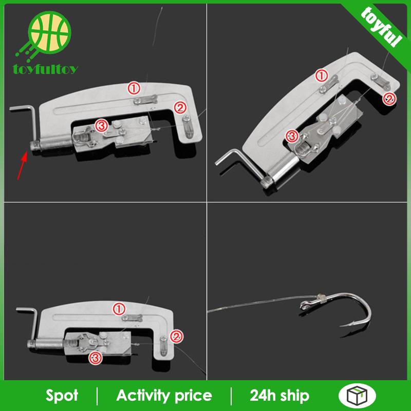 Máy Thắt Nút Lưỡi Câu Cá Bán Tự Động Bằng Thép Không Gỉ