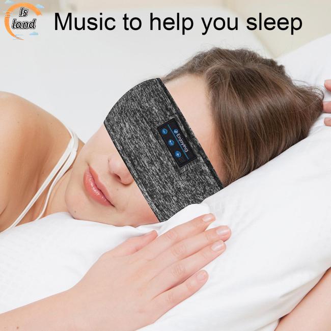 [IS] Băng Đô Tích Hợp Tai Nghe Bluetooth Không Dây Dùng Khi Chơi Thể Thao / Tập Yoga / Chạy Bộ / Chạy Bộ