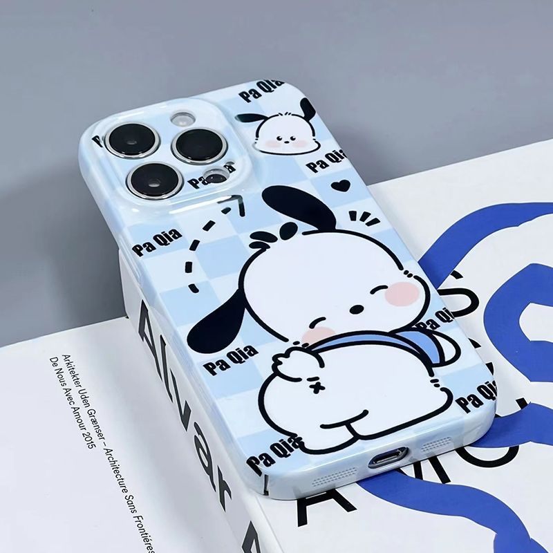 Ốp Điện Thoại Cứng In Hình Chú Chó Pacha Bảo Vệ Ống Kính Máy Ảnh Toàn Diện Cho iPhone13pro12 14Pro xr JWXV