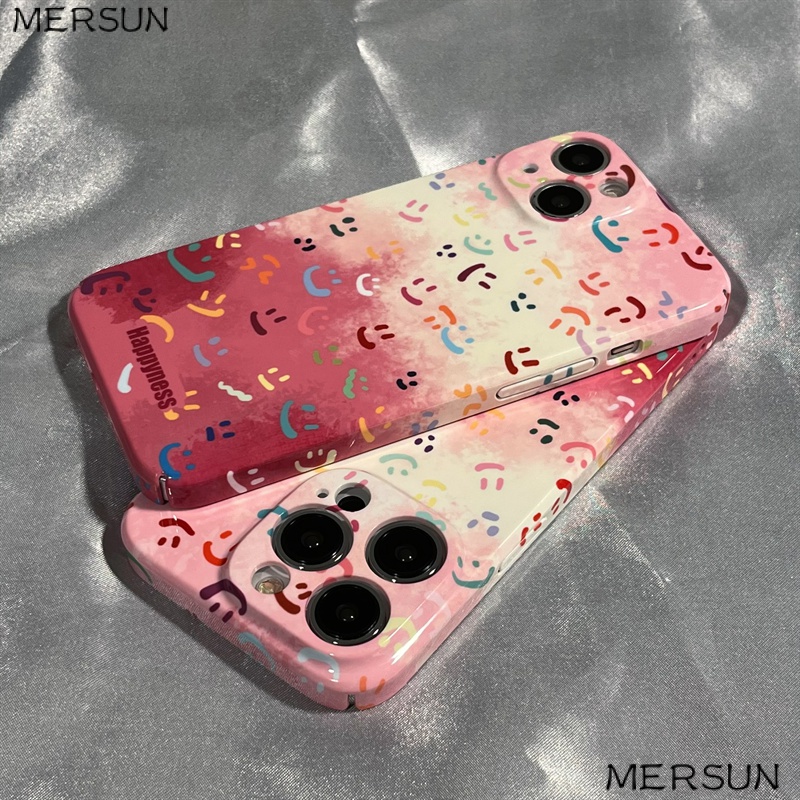 Ốp Điện Thoại Cứng Họa Tiết Trái Tim Màu Gradient Thời Trang Cho Iphone 13 18X 14 11iPhone127 9K0J