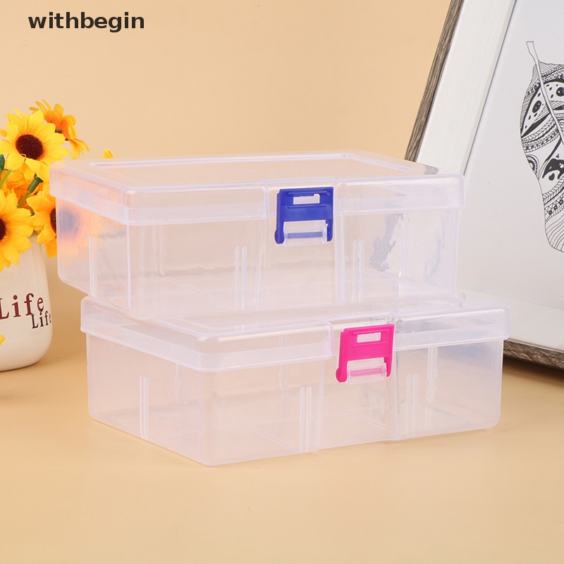 Hộp Nhựa Trong Suốt Đựng Ốc Vít Dụng Cụ May Vá Tiện Dụng
