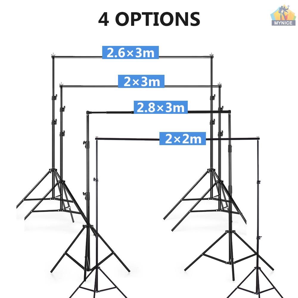 ANDOER Set 3 Kẹp Cố Định Phông Nền Chụp Ảnh Bằng Hợp Kim Nhôm Kích Thước 2 * 3m / 6.6 * 10ft Kèm Túi Đựng Tiện Dụng
