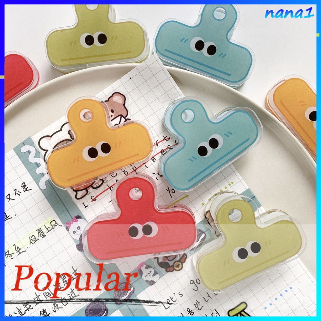 Kẹp Giấy Đánh Dấu Trang Sách Bằng Acrylic Kawaii Trang Trí Đa Ứng Dụng