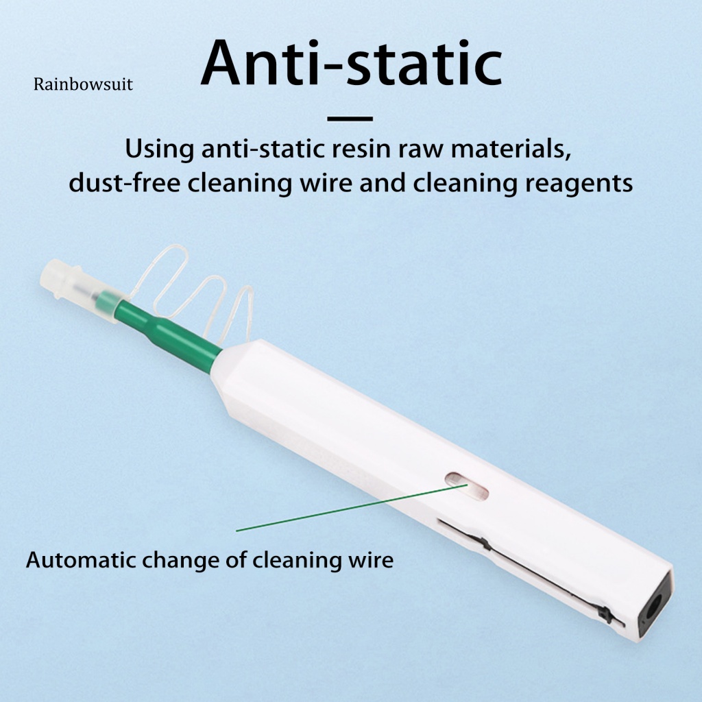 [RB] Bút Vệ Sinh Sợi Quang Học Chống Tĩnh Điện Thân Thiện Với Môi Trường Có Thể Tái Sử Dụng Một Lần Để Làm Sạch Vết Bẩn Nhựa Resi