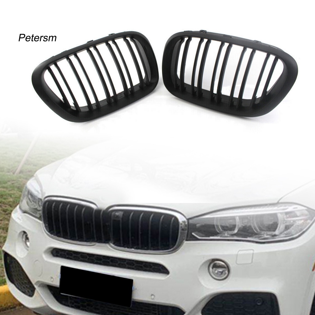 Bộ 2 LướI TảN NhiệT MàU Đen NháM GắN Mui Xe 51138250052 51138250051 Phụ Kiện Chuyên Dụng Dành Cho BMW X5 Series E53 99-03