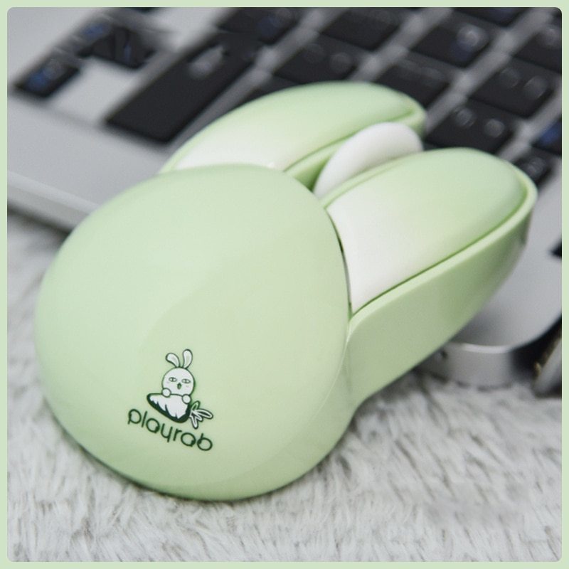 Chuột Không Dây Bluetooth 3D Hình Thỏ Dễ Thương Cho Laptop / PC