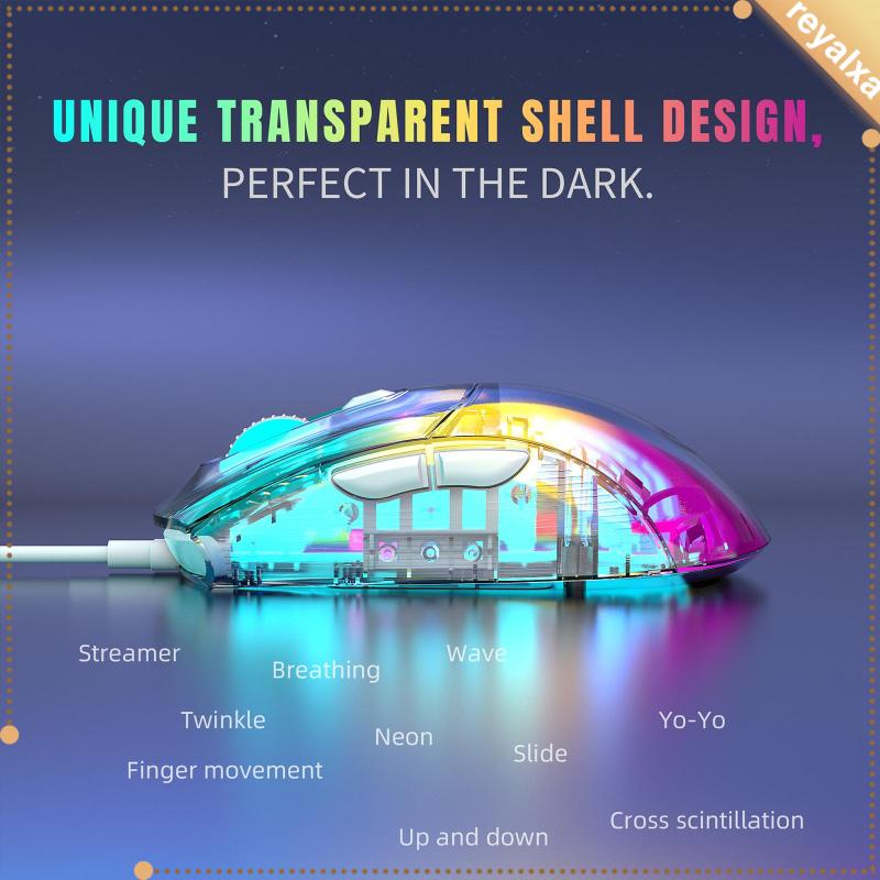 Chuột Chơi Game Có Dây 12800 DPI 6 DPI RGB Chuyên Dụng Cho Máy Tính Laptop