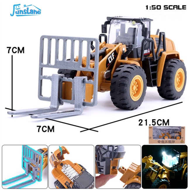 Mô Hình Xe Múc Đồ Chơi Bằng Hợp Kim Tỉ Lệ 1: 50 / 1: 40