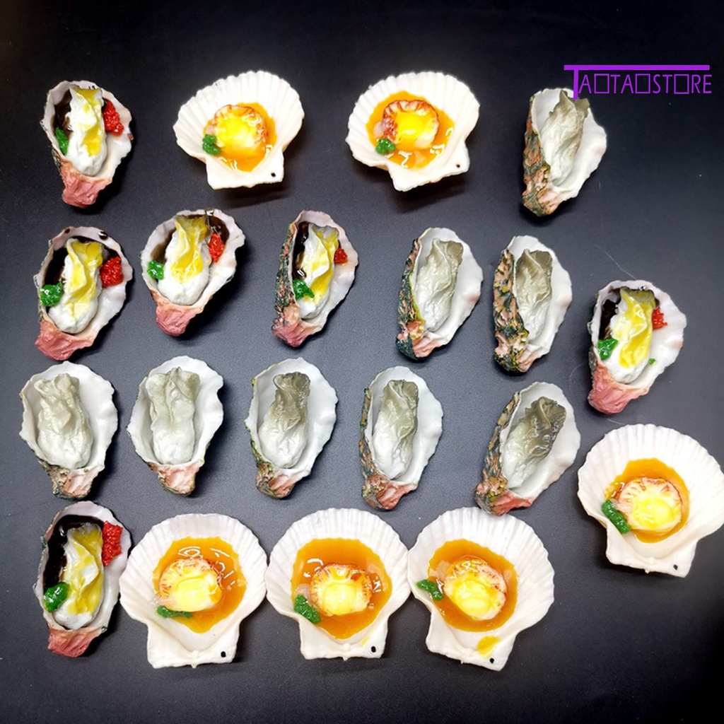 Mô Hình Quái Vật Nướng Thịt BBQ / Hải Sản Bằng PVC Dùng Trang Trí Đồ Chơi DIY