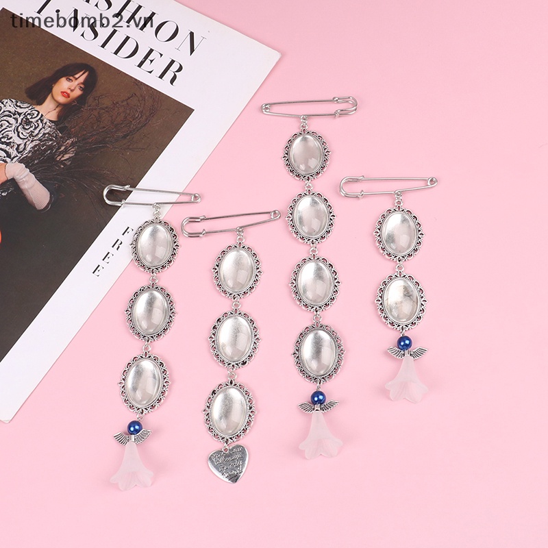 {Timebomb} Khung Ảnh Để Bàn Trang Trí Hình Bầu Dục DIY